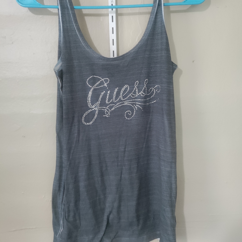 Guess Gray Women's Tank Top